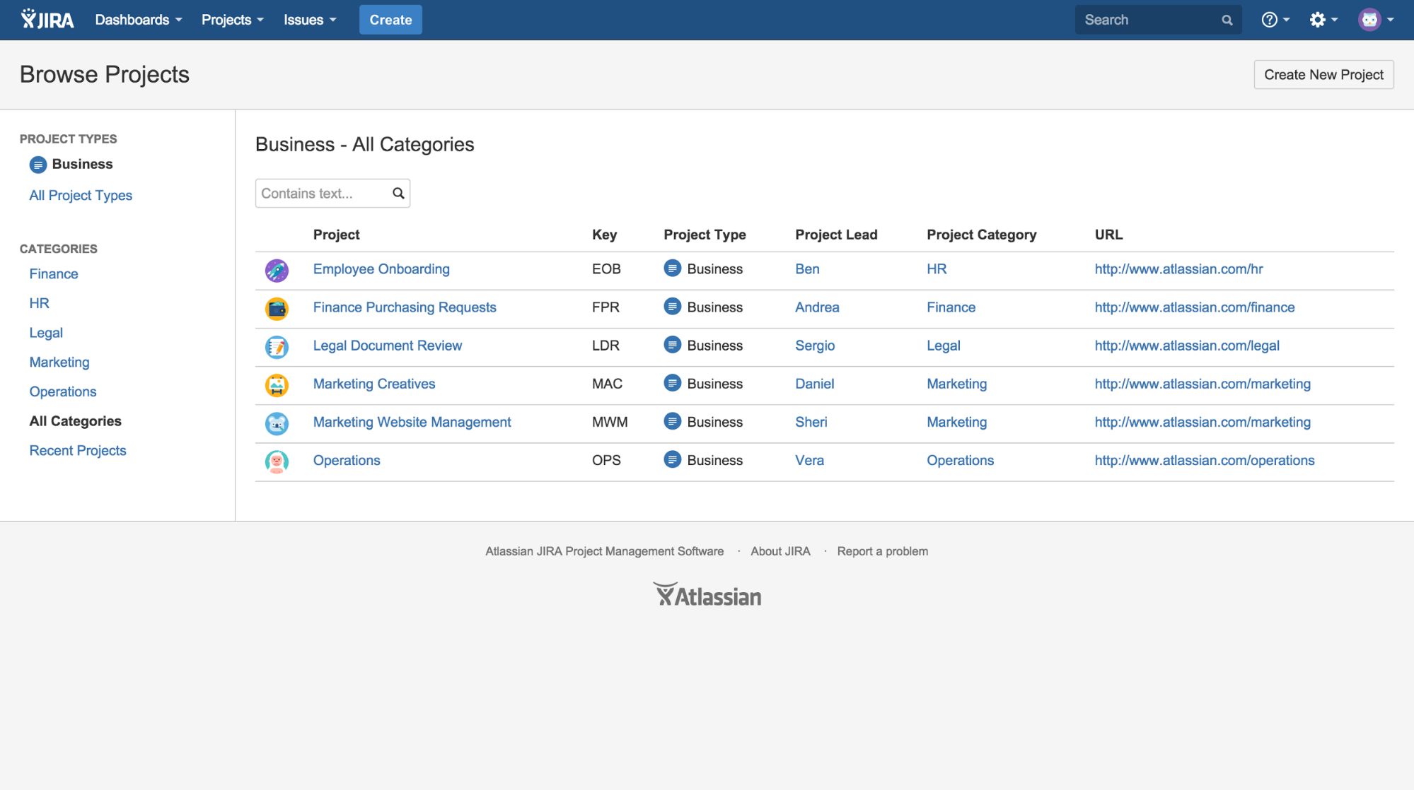 Ведение проектов в jira