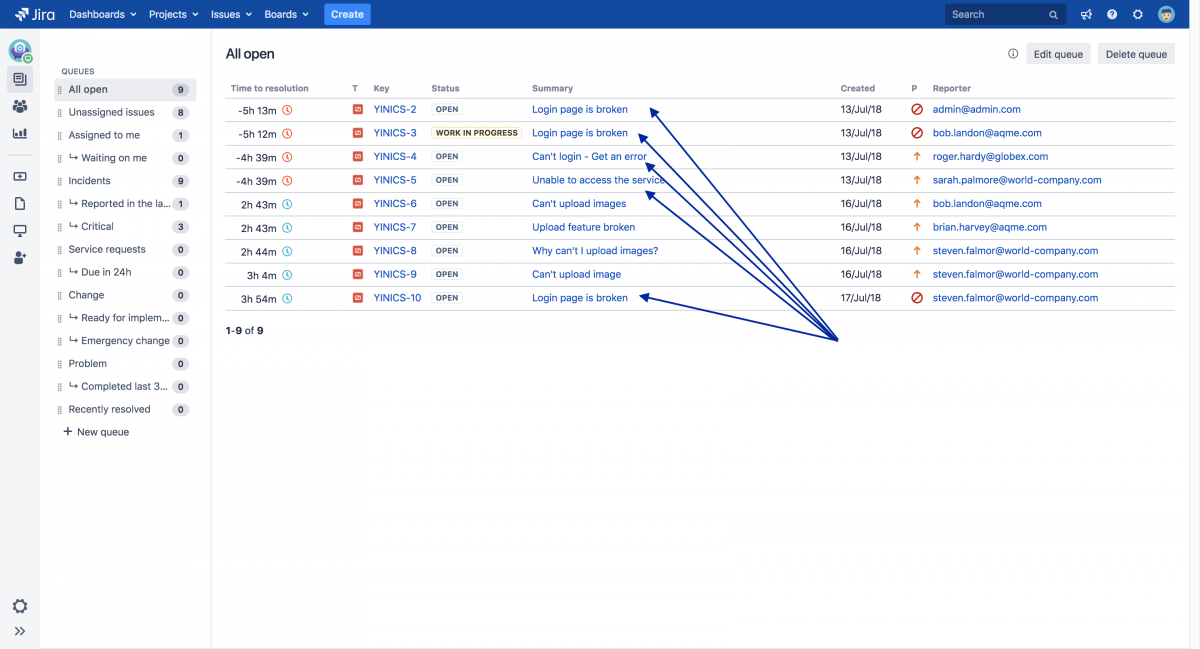 Jira Bug Tracking Template