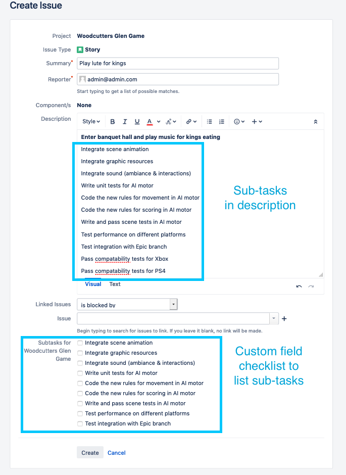 Automate subtask creation in Jira with Elements Copy & Sync